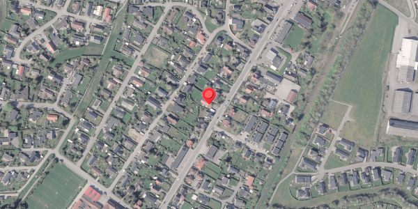 Oversvømmelsesrisiko fra vandløb på Grenåvej 727, 8541 Skødstrup