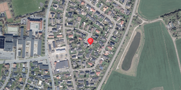 Oversvømmelsesrisiko fra vandløb på Grøntoften 17, . , 8462 Harlev J