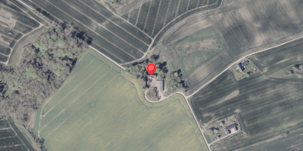 Oversvømmelsesrisiko fra vandløb på Hinnedrupvej 1, 8340 Malling