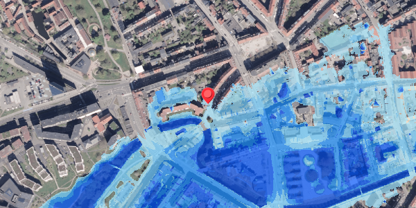 Oversvømmelsesrisiko fra vandløb på Janus La Cours Gade 12, 3. tv, 8000 Aarhus C