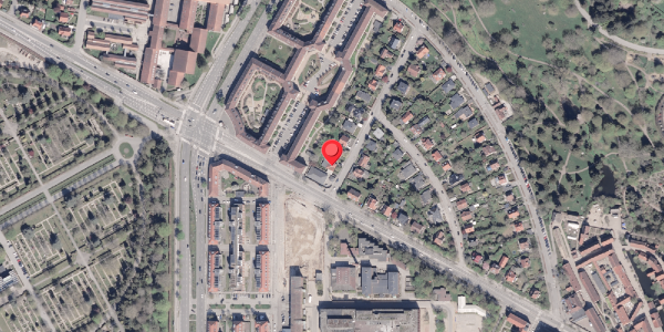 Oversvømmelsesrisiko fra vandløb på Johan Langes Vej 3, . , 8000 Aarhus C