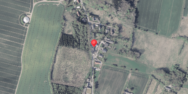 Oversvømmelsesrisiko fra vandløb på Klokbakken 11, 8530 Hjortshøj