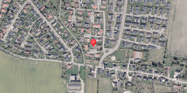 Oversvømmelsesrisiko fra vandløb på Lystenlund 9, . , 8355 Solbjerg
