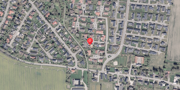 Oversvømmelsesrisiko fra vandløb på Lystenlund 17, . , 8355 Solbjerg