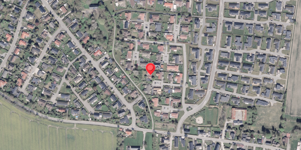 Oversvømmelsesrisiko fra vandløb på Lystenlund 21, 8355 Solbjerg