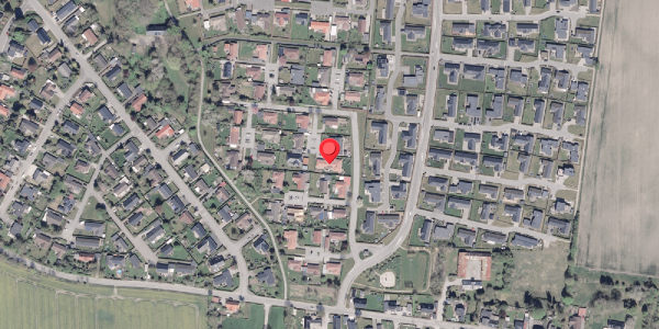 Oversvømmelsesrisiko fra vandløb på Lystenlund 33, . , 8355 Solbjerg