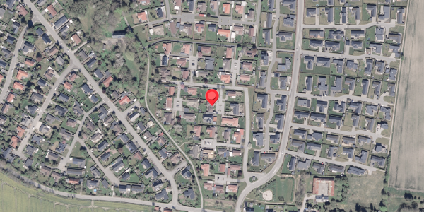 Oversvømmelsesrisiko fra vandløb på Lystenlund 37, . , 8355 Solbjerg