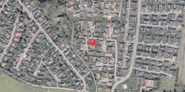 Oversvømmelsesrisiko fra vandløb på Lystenlund 43, 8355 Solbjerg