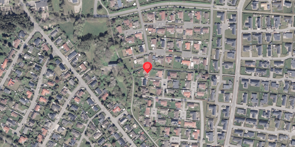 Oversvømmelsesrisiko fra vandløb på Lystenlund 61, . , 8355 Solbjerg