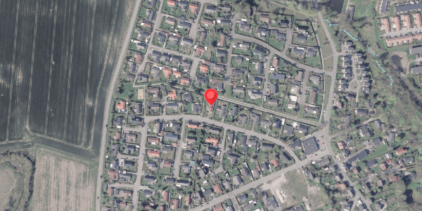 Oversvømmelsesrisiko fra vandløb på Løvagervej 18, 8530 Hjortshøj