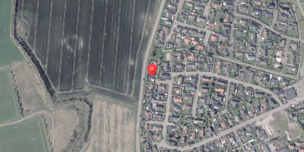Oversvømmelsesrisiko fra vandløb på Løvagervej 40, 8530 Hjortshøj
