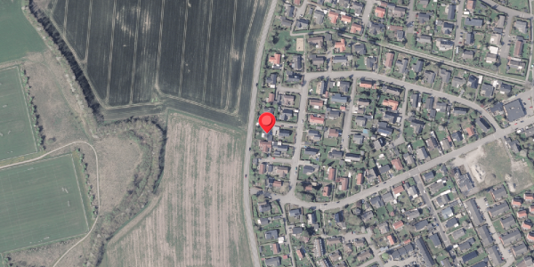 Oversvømmelsesrisiko fra vandløb på Løvagervej 50, 8530 Hjortshøj