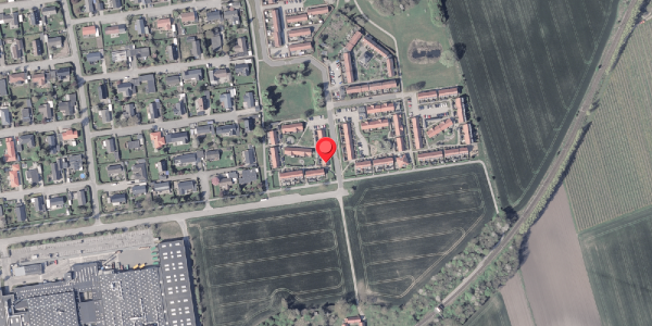 Oversvømmelsesrisiko fra vandløb på Majsmarken 13, 8520 Lystrup