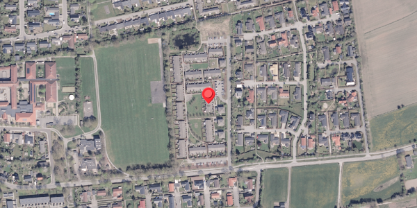 Oversvømmelsesrisiko fra vandløb på Markskellet 63, 8340 Malling