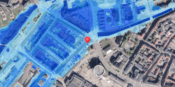 Oversvømmelsesrisiko fra vandløb på Marstrandsgade 3, 2. th, 8000 Aarhus C