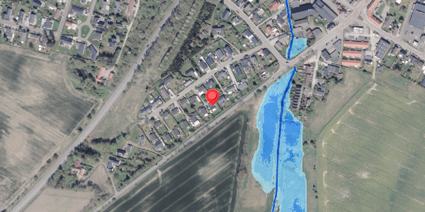 Oversvømmelsesrisiko fra vandløb på Møddebrovej 21, 8355 Solbjerg