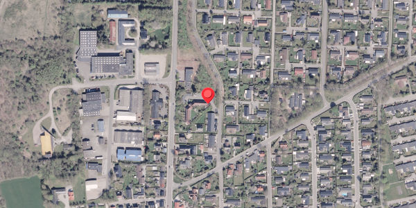 Oversvømmelsesrisiko fra vandløb på Nyløkkevej 9, 8340 Malling