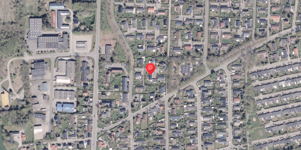 Oversvømmelsesrisiko fra vandløb på Nyløkkevej 10, 8340 Malling