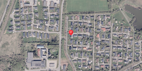 Oversvømmelsesrisiko fra vandløb på Nyløkkevej 64, 8340 Malling