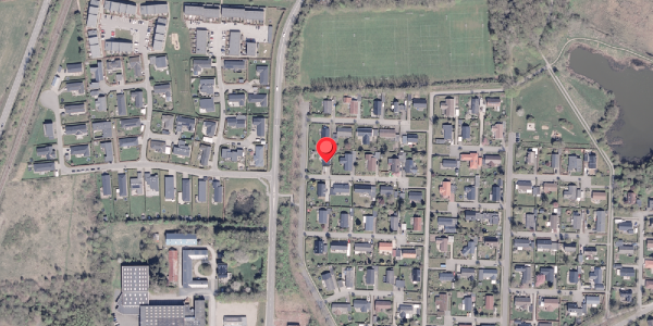 Oversvømmelsesrisiko fra vandløb på Nyløkkevej 82, 8340 Malling