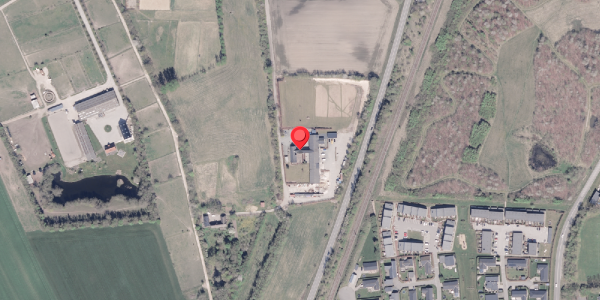 Oversvømmelsesrisiko fra vandløb på Nymarksvej 174, 8340 Malling