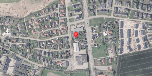 Oversvømmelsesrisiko fra vandløb på Parallelvej 54, 8380 Trige
