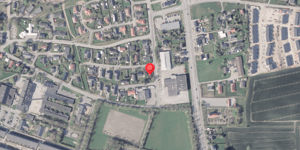 Oversvømmelsesrisiko fra vandløb på Parallelvej 61, 8380 Trige