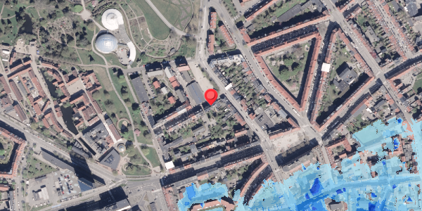 Oversvømmelsesrisiko fra vandløb på Saltholmsgade 5, . , 8000 Aarhus C