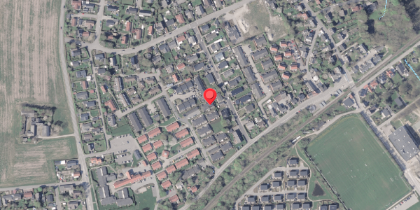 Oversvømmelsesrisiko fra vandløb på Sensommervej 32, 8530 Hjortshøj