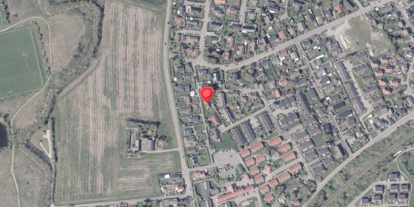 Oversvømmelsesrisiko fra vandløb på Sensommervej 133, 8530 Hjortshøj