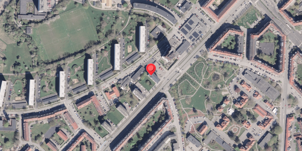 Oversvømmelsesrisiko fra vandløb på Skanderborgvej 34, 3. mf, 8000 Aarhus C