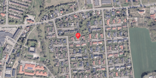 Oversvømmelsesrisiko fra vandløb på Skeltoften 21, 8330 Beder