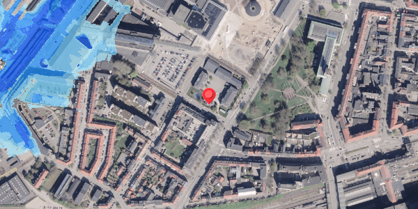 Oversvømmelsesrisiko fra vandløb på Skt. Nicolaus Gade 2, 8000 Aarhus C