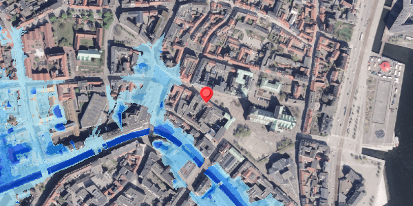 Oversvømmelsesrisiko fra vandløb på Store Torv 5, st. th, 8000 Aarhus C