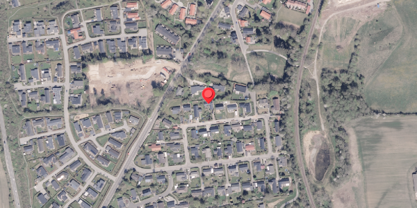 Oversvømmelsesrisiko fra vandløb på Teglvangen 19, 8340 Malling
