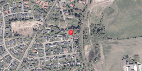 Oversvømmelsesrisiko fra vandløb på Teglvangen 27, 8340 Malling
