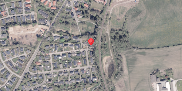 Oversvømmelsesrisiko fra vandløb på Teglvangen 29, 8340 Malling