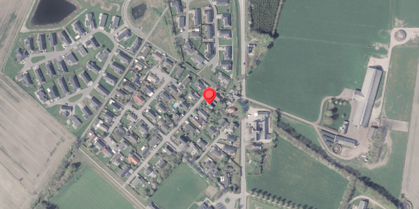 Oversvømmelsesrisiko fra vandløb på Trojavej 13, 8530 Hjortshøj