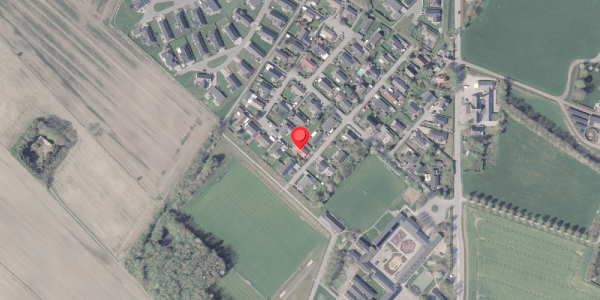 Oversvømmelsesrisiko fra vandløb på Trojavej 24, 8530 Hjortshøj