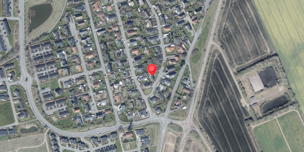 Oversvømmelsesrisiko fra vandløb på Vingetoften 16, . , 8462 Harlev J