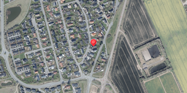 Oversvømmelsesrisiko fra vandløb på Vingetoften 23, . , 8462 Harlev J