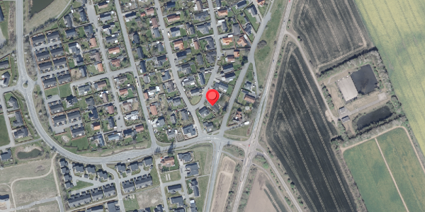 Oversvømmelsesrisiko fra vandløb på Vingetoften 31, 8462 Harlev J