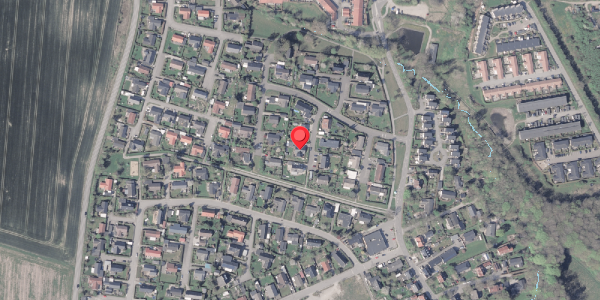 Oversvømmelsesrisiko fra vandløb på Virupvej 46C, 8530 Hjortshøj