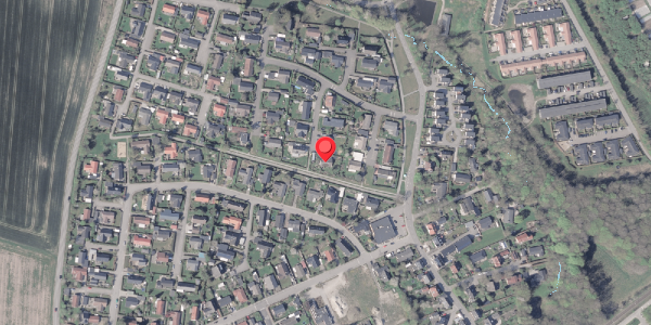 Oversvømmelsesrisiko fra vandløb på Virupvej 46E, 8530 Hjortshøj