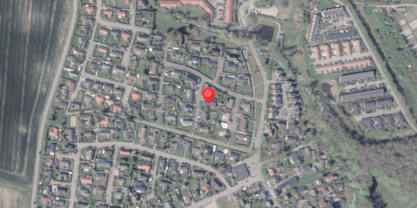 Oversvømmelsesrisiko fra vandløb på Virupvej 46H, 8530 Hjortshøj