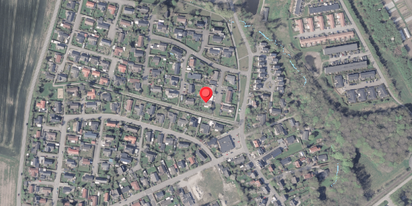 Oversvømmelsesrisiko fra vandløb på Virupvej 48C, 8530 Hjortshøj
