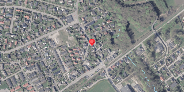 Oversvømmelsesrisiko fra vandløb på Virupvej 64, 8530 Hjortshøj