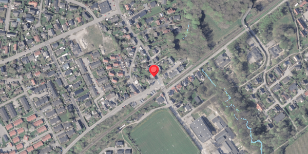 Oversvømmelsesrisiko fra vandløb på Virupvej 70, 8530 Hjortshøj