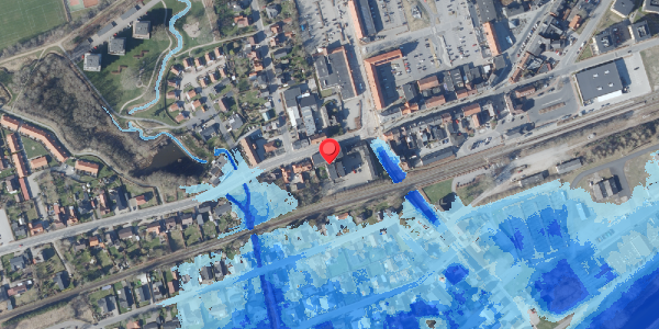 Oversvømmelsesrisiko fra vandløb på Storegade 33C, . , 8850 Bjerringbro