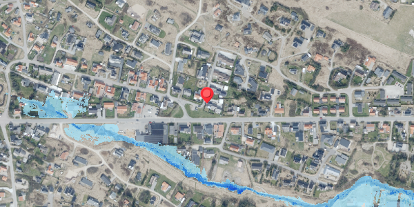 Oversvømmelsesrisiko fra vandløb på Oddersvej 2, 7700 Thisted